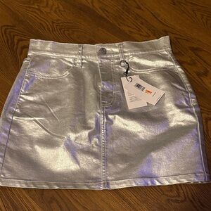 Calvin Klein Metallic Silver Jeans